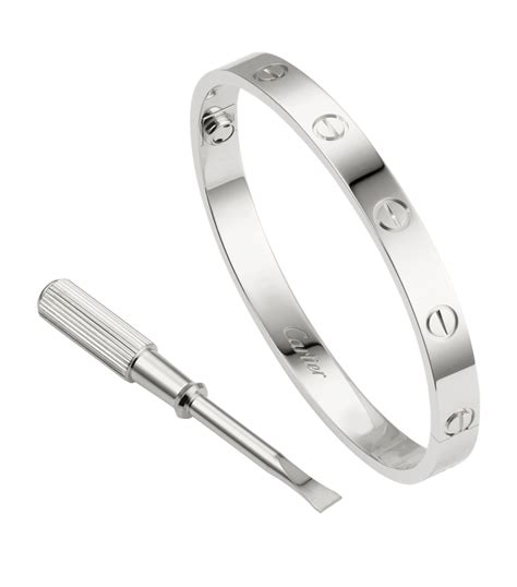 cartier love bracelet witgoud|cartier bamboo white gold bracelet.